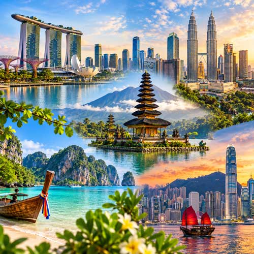 Asia Travel Guide 2026 – Singapore, Malaysia, Indonesia, Thailand & Hong Kong