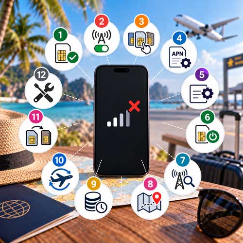 eSIM Not Working Abroad? 12 Common Problems and How to Fix Them