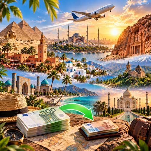 ¿A dónde puedes viajar por 1.000 € una semana? 10 destinos fuera de la UE